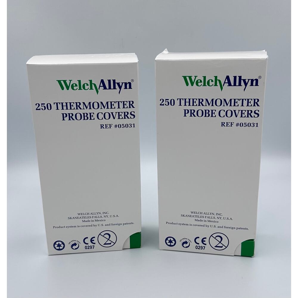 500 Welch Allyn Hillrom 05031 Probe Covers SureTemp Thermometer SEALED
